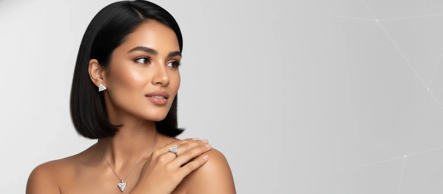 Triangular Lab‑Grown Diamonds