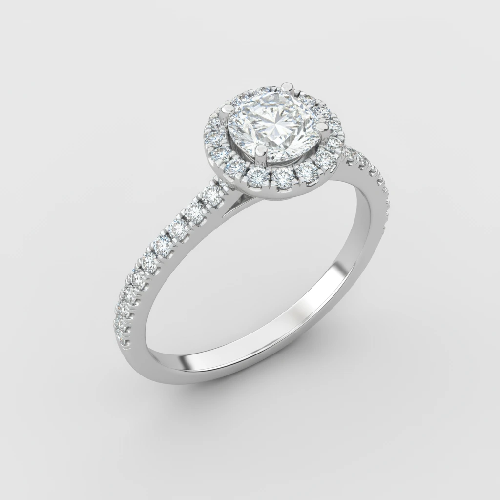 Amour • Solitaire • Cushion • Platinum