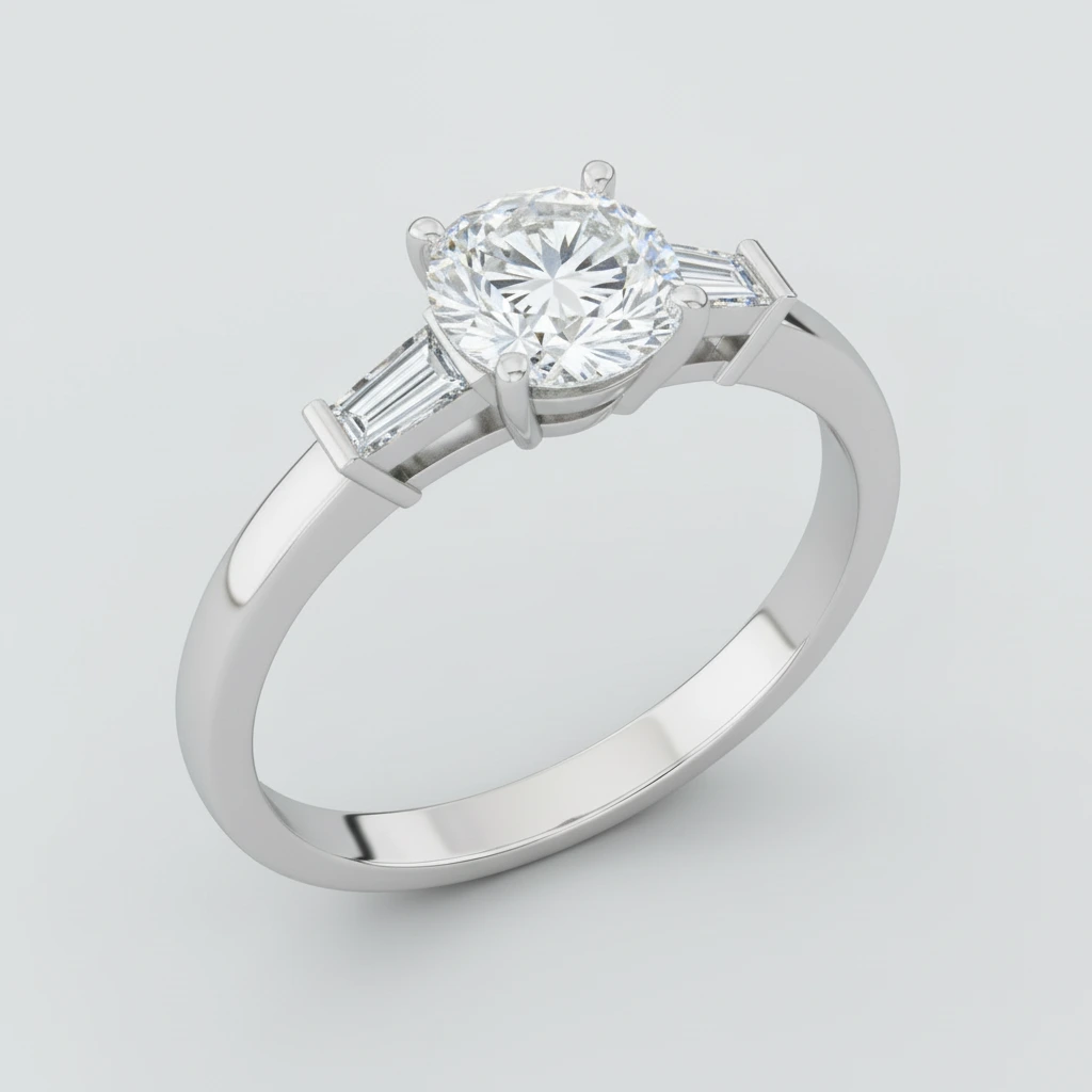 Eternal • Solitaire • Cushion • Platinum
