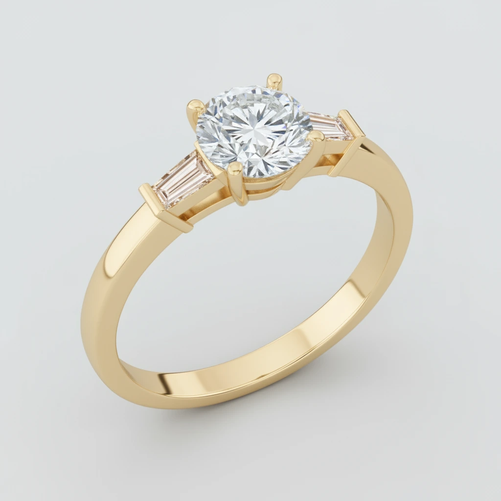 Eternal • Solitaire • Marquise • 9K Yellow Gold